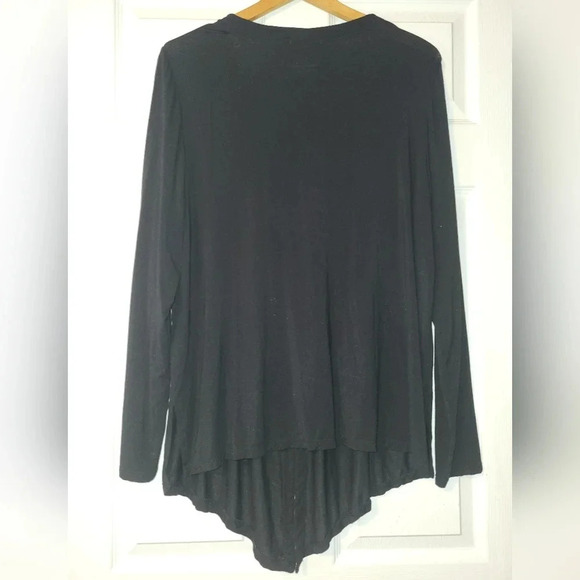 Cuddl‎ Duds Black Lightweight Cardigan Size Large Button Closure - Picture 3 of 3